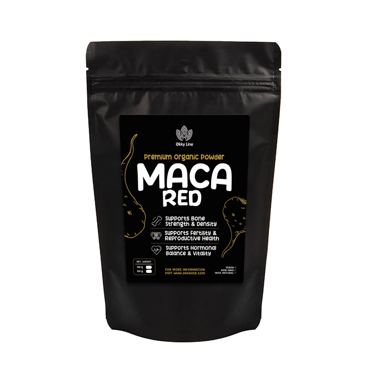 Red Maca Poeder – 100% Biologisch Superfood