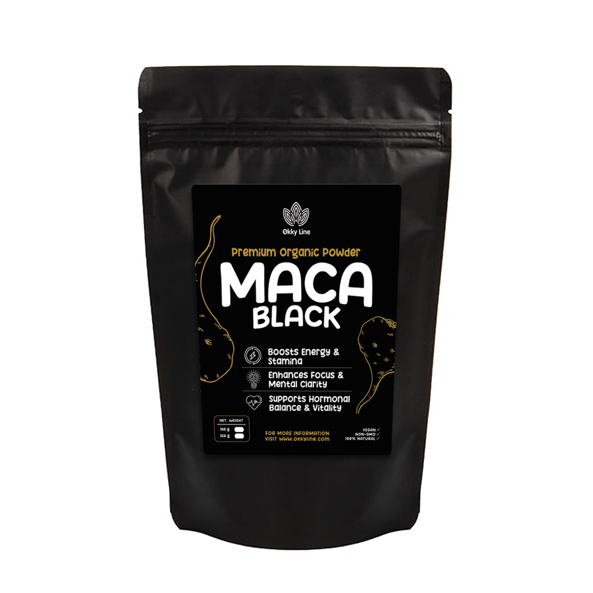 Black Maca Poeder – 100% Biologisch Superfood