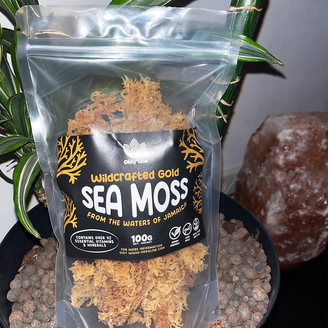 Gold Sea Moss 100% Biologisch – 92 Mineralen voor Energie & Gezondheid