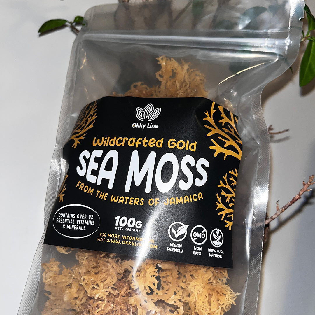 Gold Sea Moss 100% Biologisch – 92 Mineralen voor Energie & Gezondheid